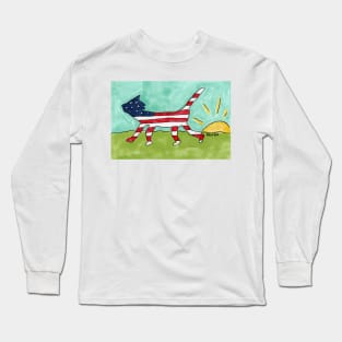 American Kitty Long Sleeve T-Shirt